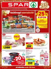 Spar akciós újság hét 42 Oldal 1: Regnum Frankfurti virsli €299,00