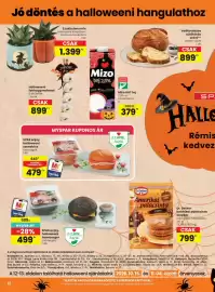 Spar akciós újság hét 42 Oldal 12: SPAR enjoy. halloweeni hamburger €499,00, Dr. Oetker amerikai palacsinta alappor €799,00