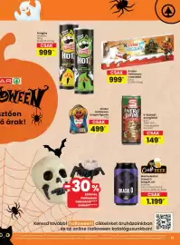 Spar akciós újság hét 42 Oldal 13: Pringles €999,00, Kinder Halloween üreges figurák €499,00