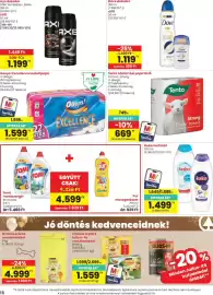 Spar akciós újság hét 42 Oldal 16: Tento háztartási papírtörlő €669,00, BABA Tusfürdő €1.499,00