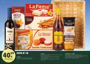 Folleto CashDiplo Página 11: Dulceida - cesta no 1b €40,99