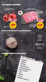 PENNY akciós újság hét 42 Oldal 13: Gránátalma €299,00, Sertés darálthús €699,00