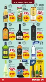 PENNY akciós újság hét 42 Oldal 21: Miller Üveges Sör €399,00, FINLANDIA Vodka €6.399,00