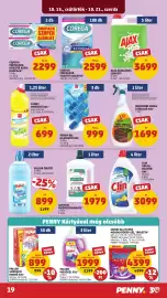 PENNY akciós újság hét 42 Oldal 23: WELLDONE HIDEG ZSÍROLDÓ XXL €1.699,00, SANYTOL MOSÓSZERADALÉK €1.979,00