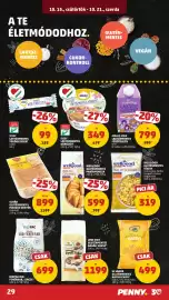 PENNY akciós újság hét 42 Oldal 33: SISSY LAKTÓZMENTES KÖRÖZÖTT €349,00, MAGIC MILK LAKTÓZMENTES FŐZŐTEJSZÍN €799,00