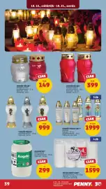 PENNY akciós újság hét 42 Oldal 43: Temetői mécses szett €1.999,00, OLAJMÉCSES €299,00