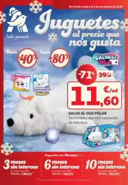 Folleto Alcampo Página 1: Salva al oso polar €11,60