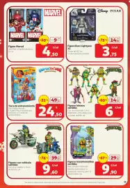 Folleto Alcampo Página 13: Marvel - figura €4,50, Disney - figura buzz lightyear xl €3,75