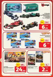 Folleto Alcampo Página 15: Monster - lanzador con camion monstruo €24,50, Toyota - todoterrenos €2,99