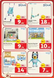 Folleto Alcampo Página 4: Disney - sillata paraguas €9,80, Bluey - pack let's play chef €10,50