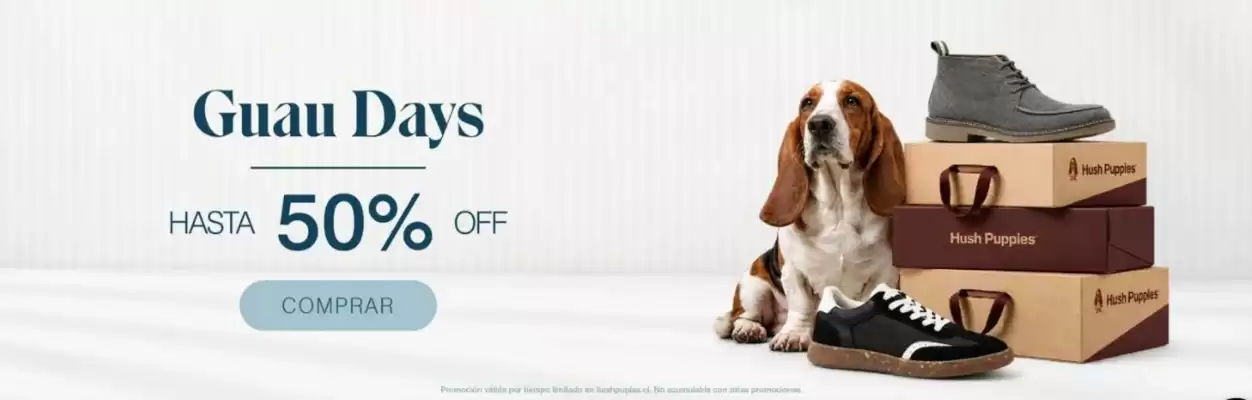 Hush Puppies (válido hasta 25-10)