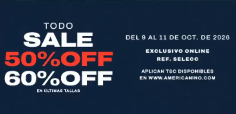Americanino (válido hasta 13-10)