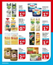 Hoogvliet folder week 42 Pagina 14: Alle Brinta €1,69, Alle Danio duo, M&M, Twix of Danooontje €0,79