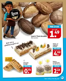 Hoogvliet folder week 42 Pagina 17: Alle Leen's Trots broden €1,49, Mokka- of slagroom-schnitte €4,99