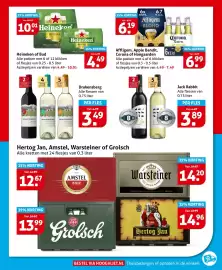 Hoogvliet folder week 42 Pagina 22: Warsteiner €14,00, Heineken of Bud €4,49