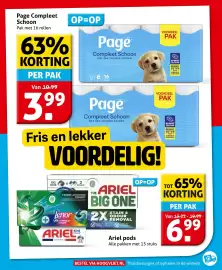 Hoogvliet folder week 42 Pagina 25: Page Compleet Schoon €3,99, Ariel pods €6,99