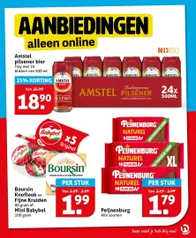 Hoogvliet folder week 42 Pagina 29: Amstel pilsener bier €18,90, Alle Peijnenburg €1,79