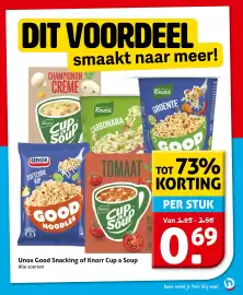 Hoogvliet folder week 42 Pagina 3: Alle Unox Good Snacking of Knorr Cup a Soup €0,69
