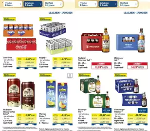 METRO Prospekt woche 42 Seite 14: Pfanner Eistee €1,19, Chiemseer Hell €14,29