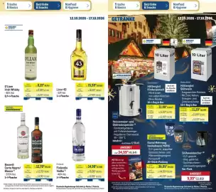 METRO Prospekt woche 42 Seite 16: Bacardi Carta Negra/Blanca €12,79, O'Liam Irish Whisky €8,19