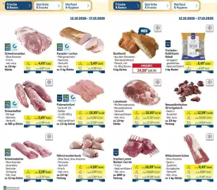 METRO Prospekt woche 42 Seite 3: METRO Chef Putenschnitzel €10,99, Lammkeule €10,99