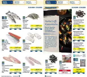 METRO Prospekt woche 42 Seite 4: Bömlo Lachsfilet Pre Rigor €17,47, PRO TRACE Tintenfisch Sepia €15,17