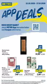 METRO Prospekt woche 42 Seite 1: Porxas Jamón Serrano €6,49, Starbucks Coffee €2,79