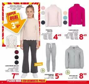 Trafic folder Pagina 4: Vest meisjes €8,99, Sous-pull meisjes €4,49
