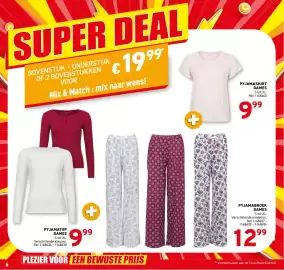 Trafic folder Pagina 6: Pyjamatop dames €9,99, Pyjamashirt dames €9,99