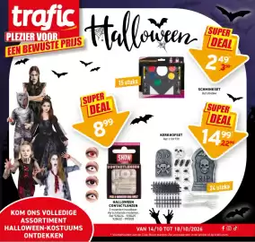 Trafic folder Pagina 1: trafic Halloween PLEZIER EEN BEWUSTE PRIJS PALETTE DE MAQUILLAGE SUPER DEAL 49°* 24 399 SUPER DEAL