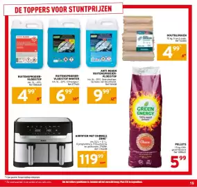 Trafic folder Pagina 15: Airfryer met dubbele zone €119,99, Anti-regen ruitensproeier-vloeistof €9,99