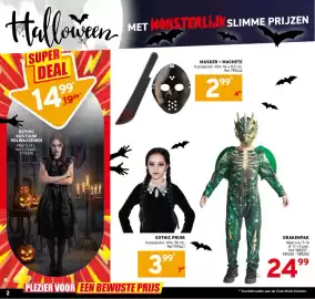 Trafic folder Pagina 2: Gothic pruik €3,99, Drakenpak €24,99