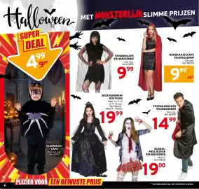Trafic folder Pagina 4: Spinnencape volwassenen €9,99, Roodkapjescape volwassenen €9,99