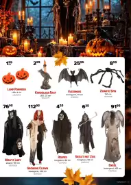 Euroshop folder Pagina 9: Reaper hangdeco €4,25, Kandelaar raaf €2,99