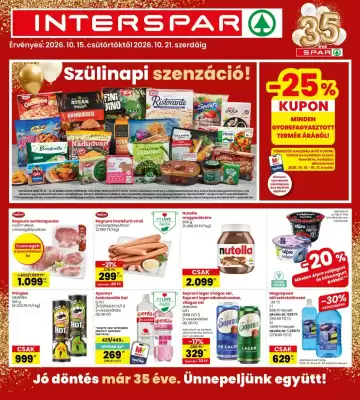 Interspar (érvényes eddig: 21-10)