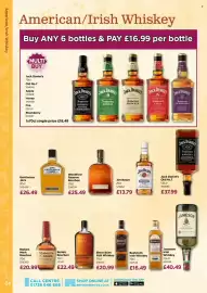 Bestway leaflet Page 24: Jack Daniel's Old No.7 €37,99, Jack Daniel's Tennessee Whiskey €18,49