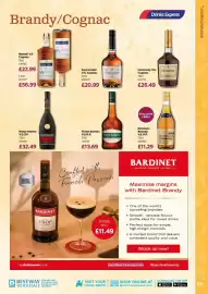 Bestway leaflet Page 25: Martell VS Cognac €22,99, Rievaulx Brandy €11,29