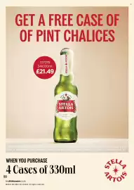 Bestway leaflet Page 50: Stella Artois €21,49
