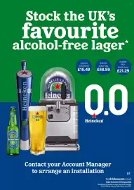 Bestway leaflet Page 51: Heineken 0.0 €15,49