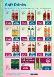 Bestway leaflet Page 66: Diet Coke NRB €11,99, Fanta Icon Glass Bottles €16,49