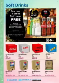 Bestway leaflet Page 68: Diet Coke Bag in Box €63,99, Coca Cola coke zero bag in box €65,49