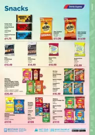 Bestway leaflet Page 75: Walkers grab bag €20,49, Jacobs mini cheddars €13,99