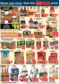 Boxer Superstores catalogue Page 6: Bernini Mimosa Cans €220,00, BRUTAL FRUIT Assorted €200,00