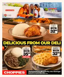 Choppies catalogue Page 18: Macaroni or Spaghetti & Fried Chicken Combo €32,99