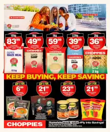 Choppies catalogue Page 3: CHOPPIES Soup Assorted €6,99, KOO Baked Beans in Tomato Sauce €23,99