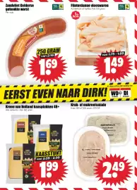Dirk folder week 42 Pagina 11: Flinterdunne vleeswaren €1,49, Zandvliet Gelderse gekookte worst €1,69