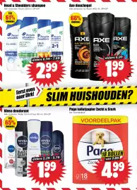 Dirk folder week 42 Pagina 16: Axe douchegel €1,99, Head & Shoulders shampoo €2,99