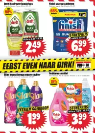 Dirk folder week 42 Pagina 17: Silan aromatherapy wasverzachter €1,99, Dreft Max Power handafwas €2,49