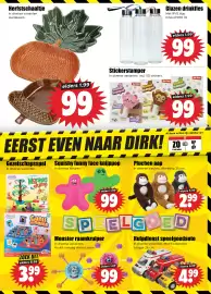 Dirk folder week 42 Pagina 26: Herfstschaltje €0,99, Glazen drinkfles €0,99