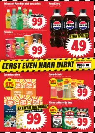 Dirk folder week 42 Pagina 3: Pepsi Zero €0,49, Zonnatura thee €0,99